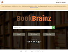 Tablet Screenshot of bookbrainz.org